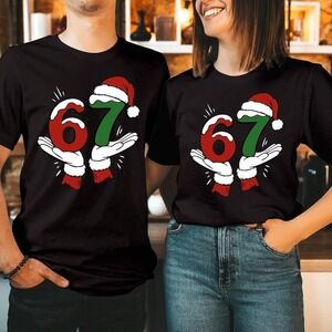 Six Seven Kerstshirt 67 Kinderen Heren Shirts